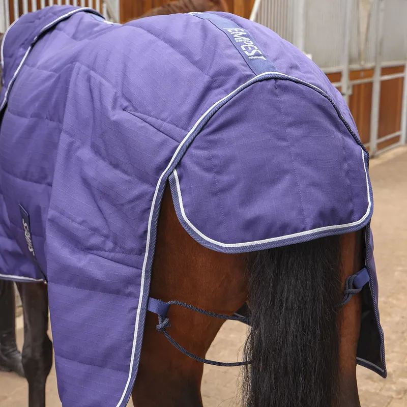 Shires Tempest Original 600D 100 Detach-A-Neck Stable Rug - Navy-8