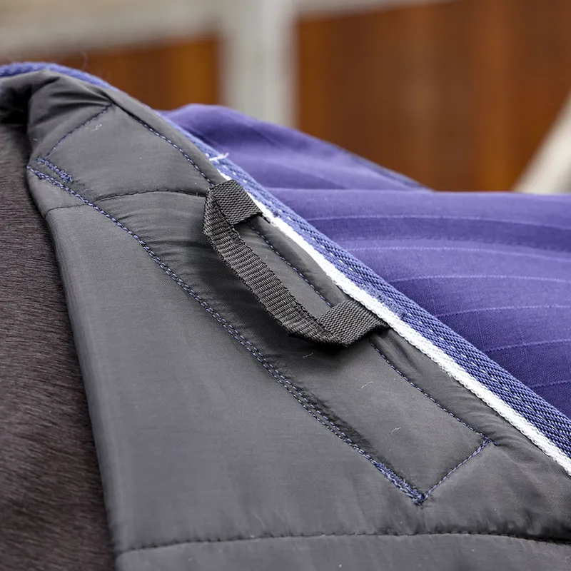 Shires Tempest Original 600D 100 Detach-A-Neck Stable Rug - Navy-4