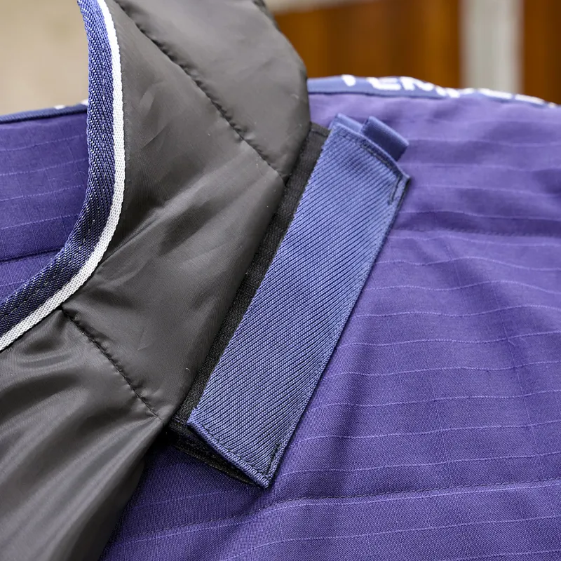 Shires Tempest Original 600D 100 Detach-A-Neck Stable Rug - Navy-2