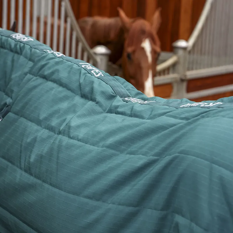 Shires Tempest Original 600D 200 Combo Neck Stable Rug - Emerald-1
