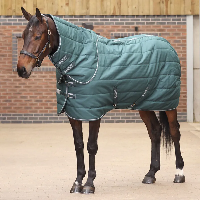 Shires Tempest Original 600D 200 Detach-A-Neck Stable Rug - Emerald