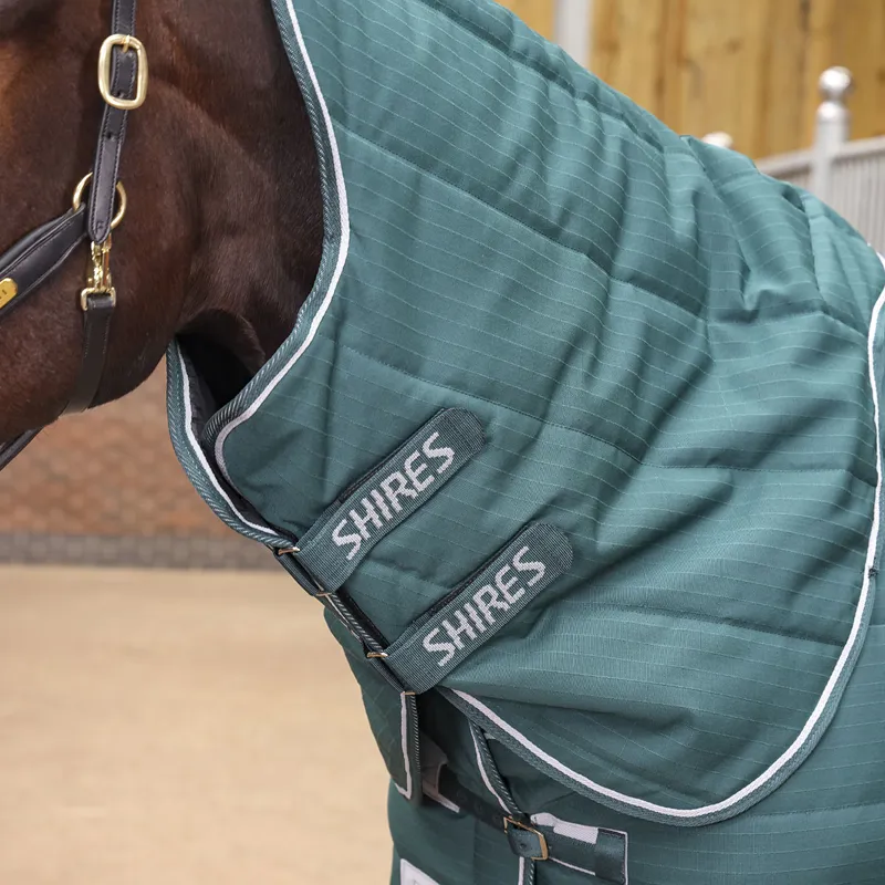 Shires Tempest Original 600D 200 Detach-A-Neck Stable Rug - Emerald-8
