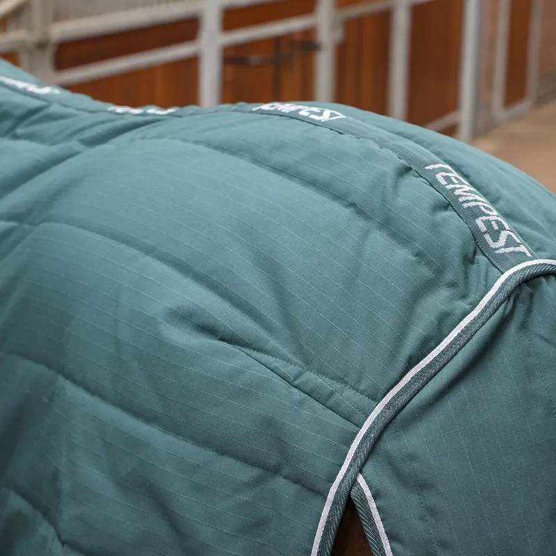 Shires Tempest Original 600D 200 Detach-A-Neck Stable Rug - Emerald-5