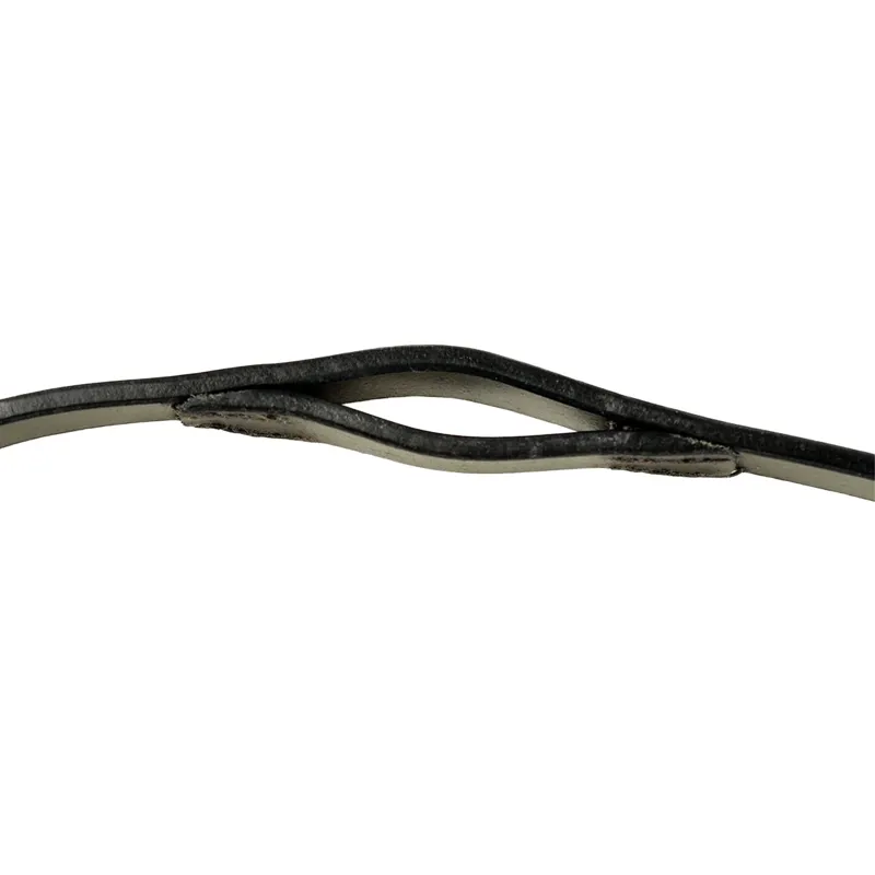 Dever Classic Leather Neck Strap With Loop - Black-2