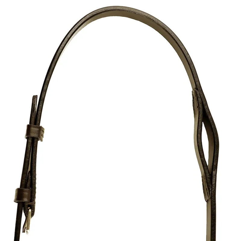 Dever Classic Leather Neck Strap With Loop - Brown