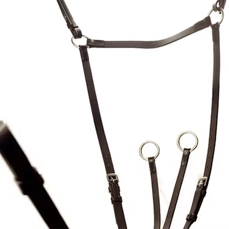 Dever Classic Running Breastplate and Attachment - Brown-2