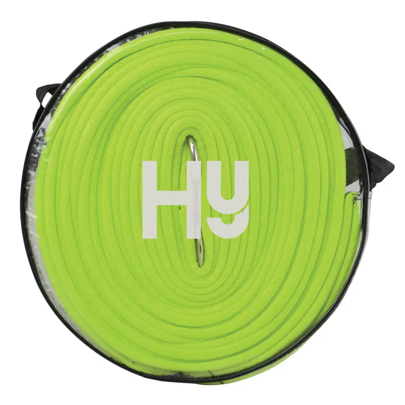 HyVIZ Reflector Lunge Line - Fluorescent Yellow