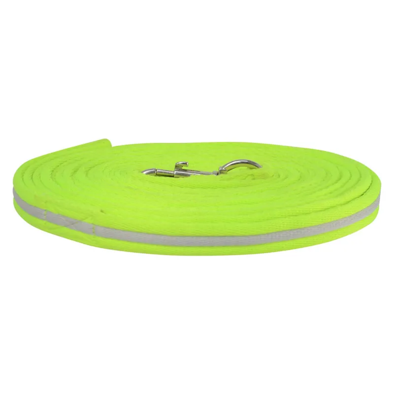 HyVIZ Reflector Lunge Line - Fluorescent Yellow-1