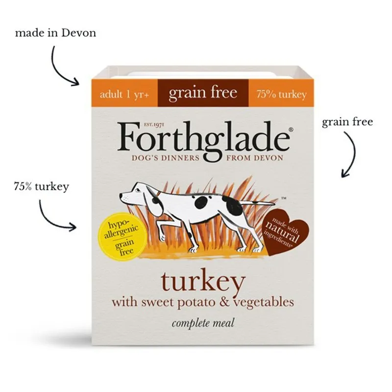 Forthglade Complete Meal Wet Dog Food 12 Pack - Turkey/Lamb/Duck-5