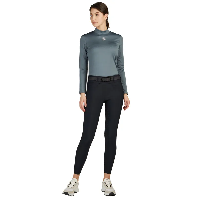 Pikeur Linnett GripTec Full Seat Womens Riding Tights - Black-1