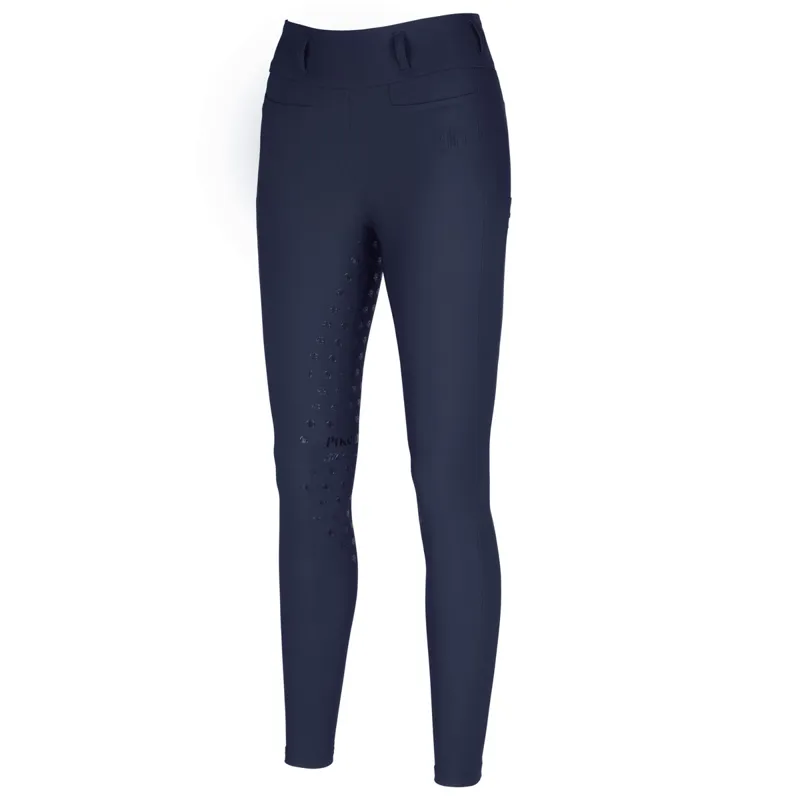 Pikeur Linnett GripTec Full Seat Womens Riding Tights - Nightblue