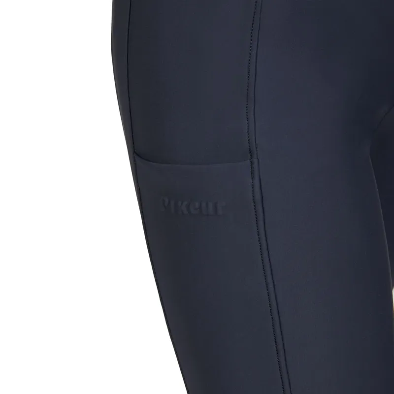 Pikeur New Brooklyn SD Knee Grip Junior Breeches - Nightblue-4