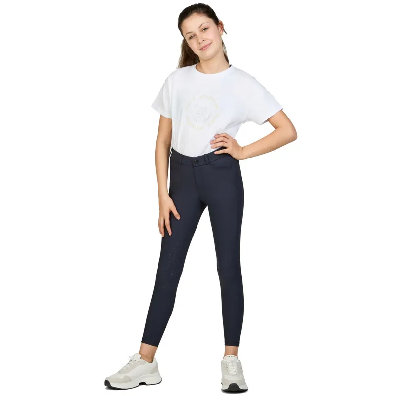 Pikeur New Brooklyn SD Knee Grip Junior Breeches - Nightblue-7
