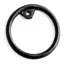 Dever Classic Peacock Rings For Safety Irons - Pair - Black