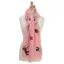 Hy Equestrian Balmoral Ladies Scarf - Coral/Black