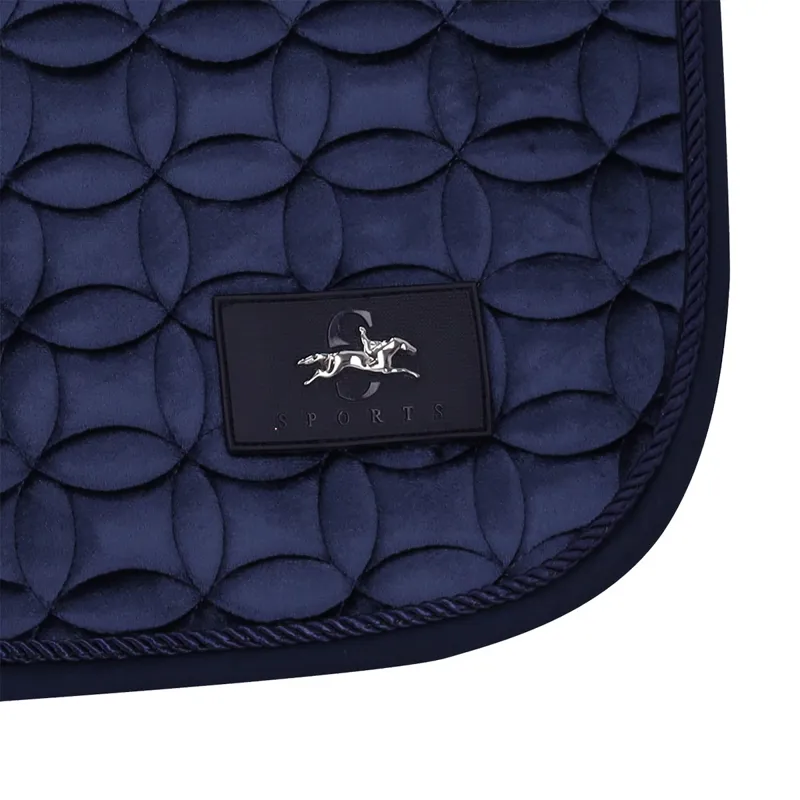 Schockemohle Velvet Balance Jump Saddlecloth - Night-1