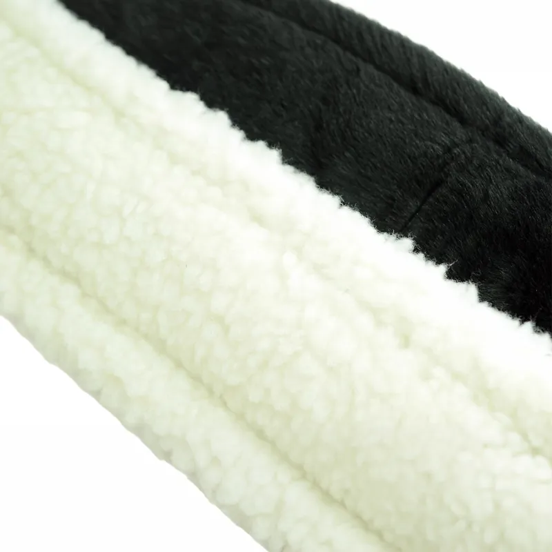 Dever Classic Competition Fleece GP Girth Liner  - Black/Black-3