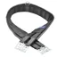 Dever Classic Competition Girth with Elastic Both Ends - Black