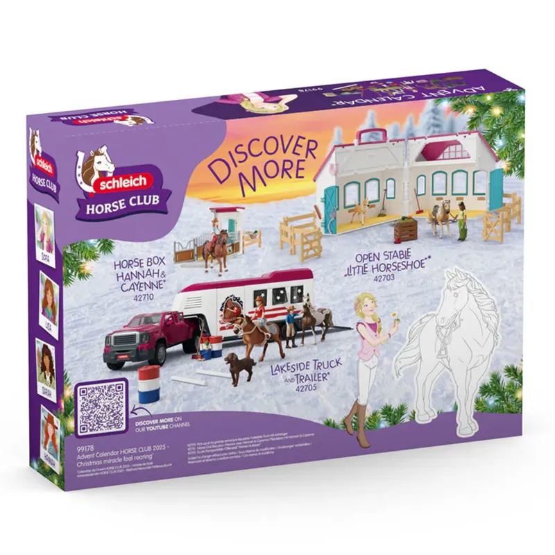 Schleich 2025 Horse Club Advent Calendar - Christmas Foal Raising-2