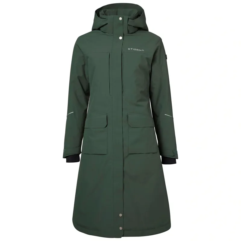 Stierna Stella 2.0 Womens Long Waterproof Coat - Ivy