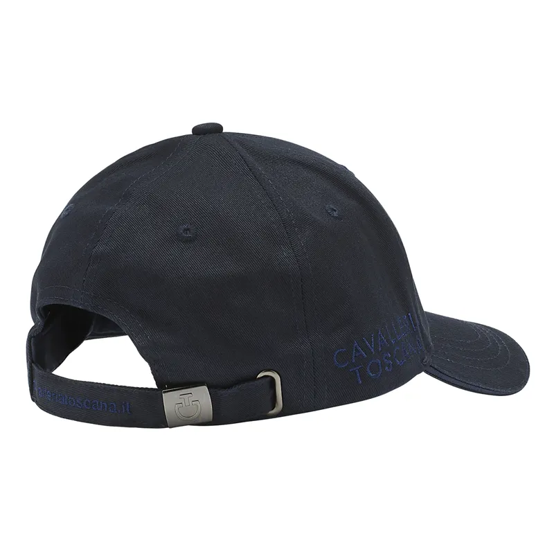 Cavalleria Toscana Logo Cotton Unisex Cap - Navy-2