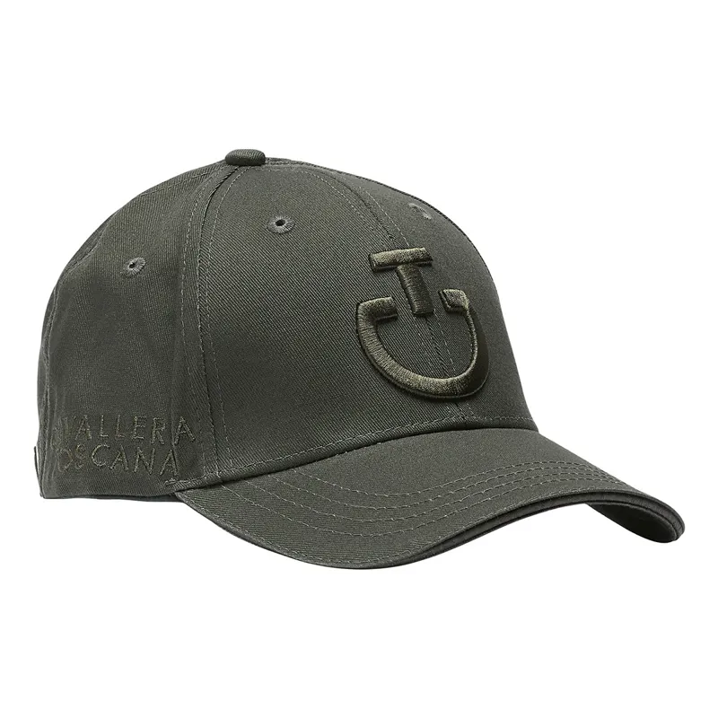 Cavalleria Toscana Logo Cotton Unisex Cap - Dark Grey