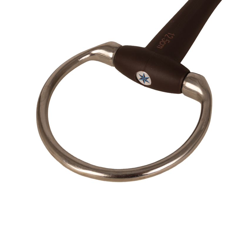 Velari Mullen Mouth Hard Flex Eggbutt Snaffle Bit-2