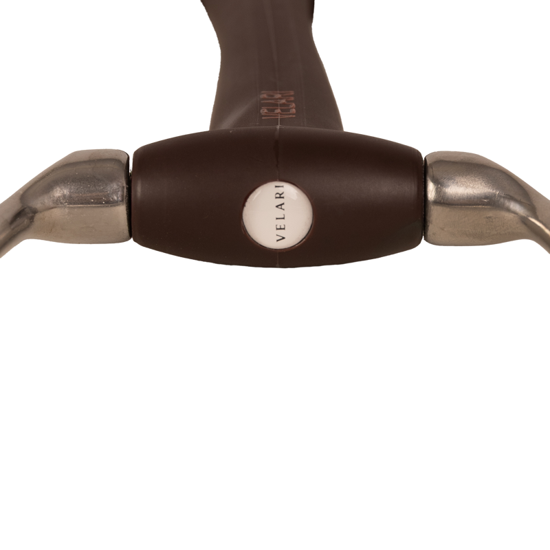 Velari Mullen Mouth Hard Flex Eggbutt Snaffle Bit-3