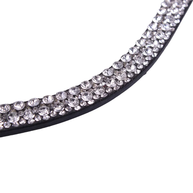 QHP Verbena Browband - Black/Silver-3