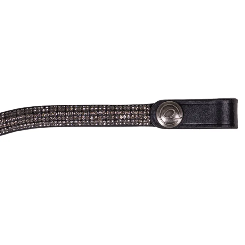 QHP Fayen Browband - Black/Silver-1
