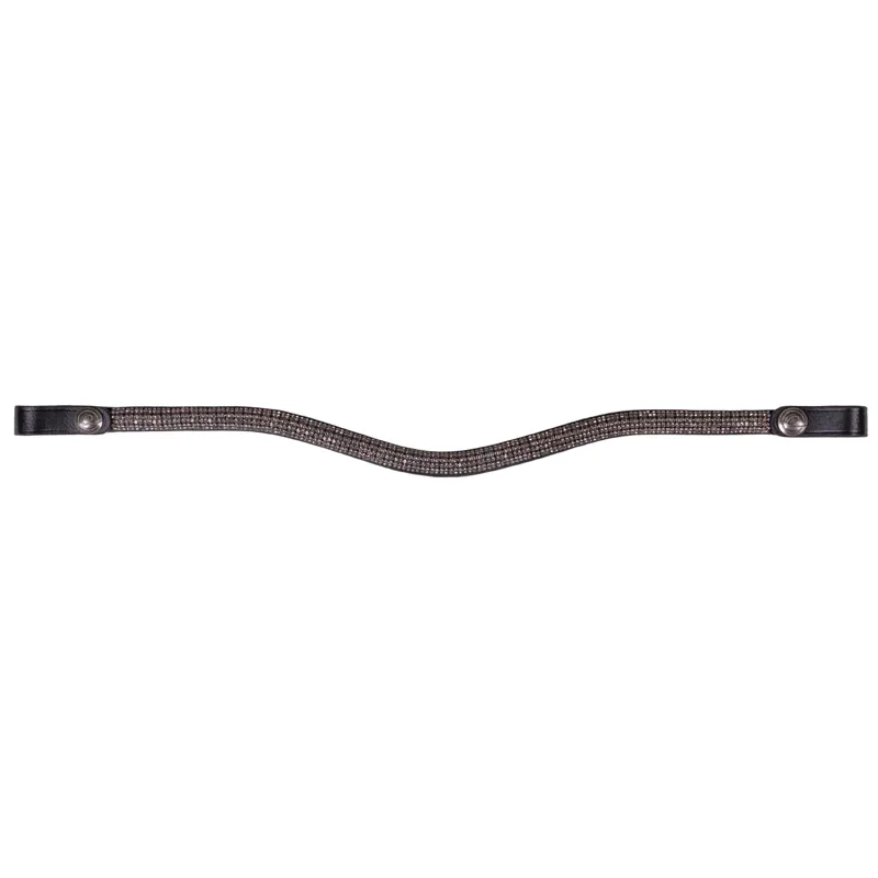 QHP Fayen Browband - Black/Silver