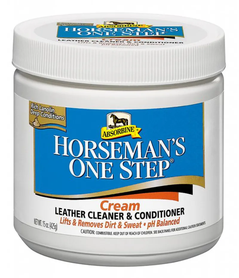 Absorbine Horsemans One Step Leather Cream and Conditioner