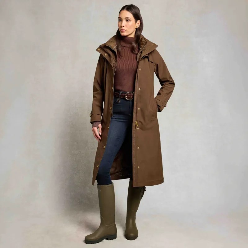 Holland Cooper Farnley Womens Wellies - Hunter Green-1