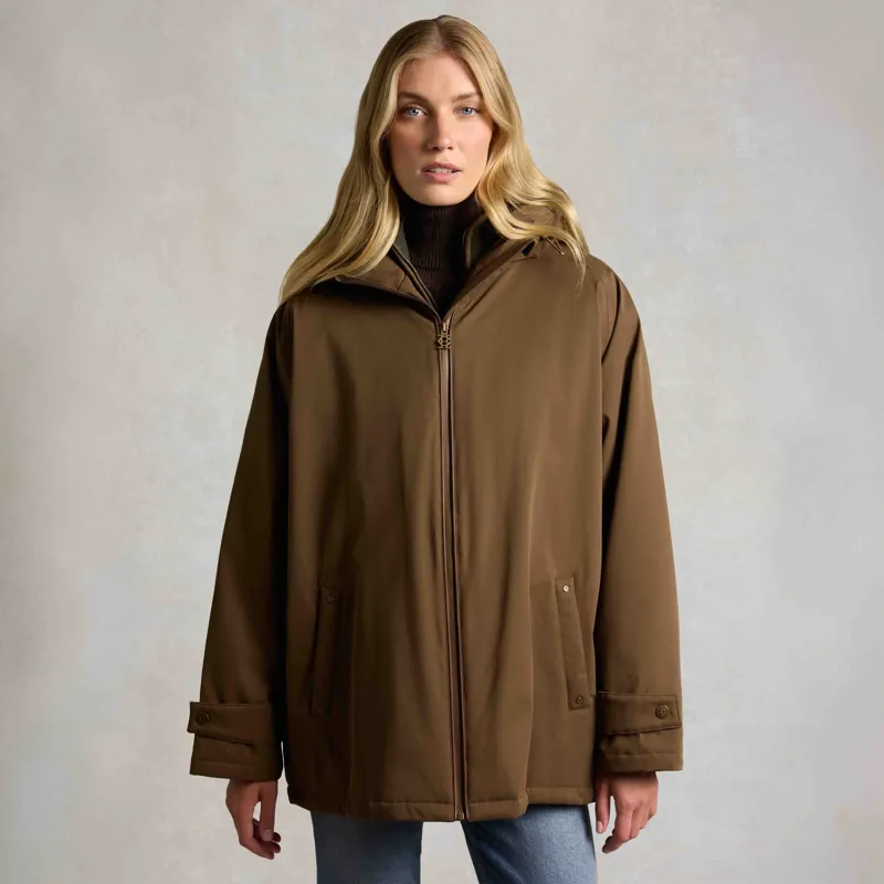Holland Cooper One Size Waterproof Womens Jacket - Chestnut-4