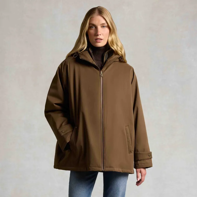 Holland Cooper One Size Waterproof Womens Jacket - Chestnut