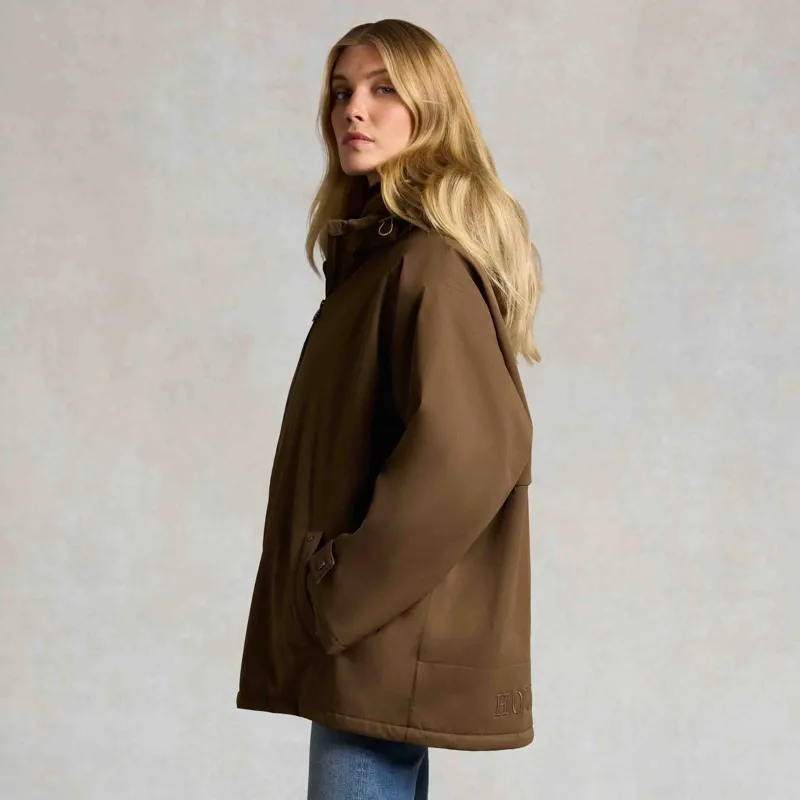 Holland Cooper One Size Waterproof Womens Jacket - Chestnut-3