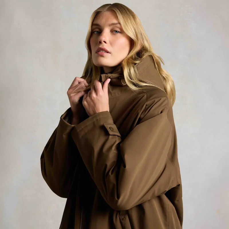 Holland Cooper One Size Waterproof Womens Jacket - Chestnut-5