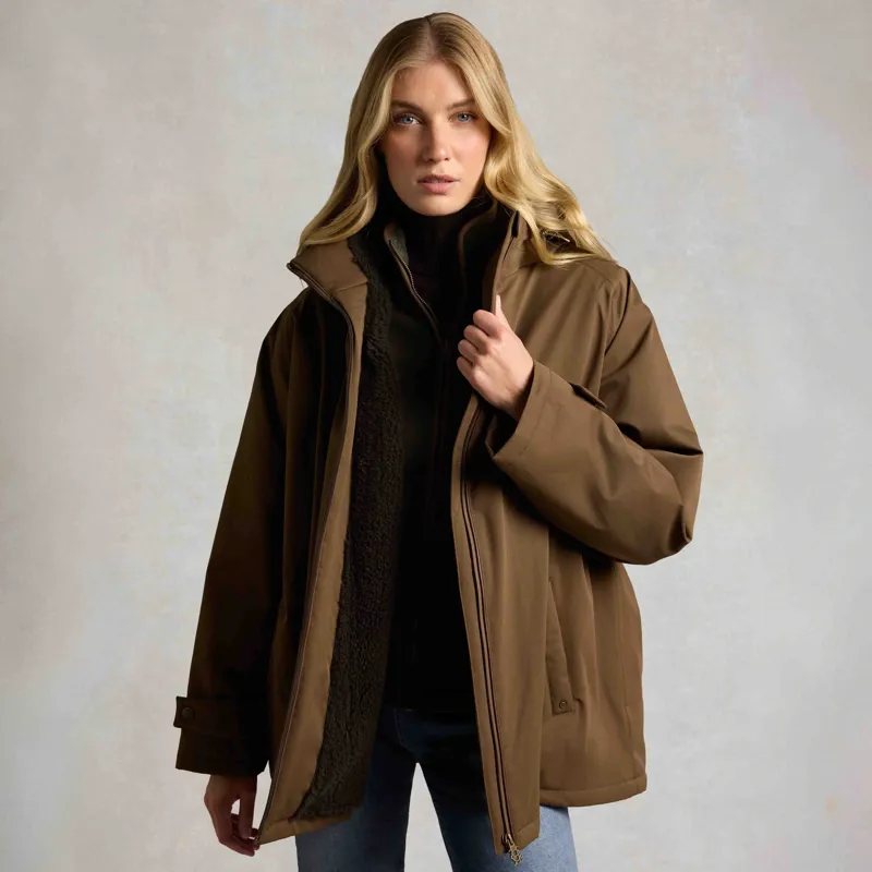 Holland Cooper One Size Waterproof Womens Jacket - Chestnut-7