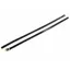 Dever Classic Adult 1/2 inch Leather Spur Straps - Black