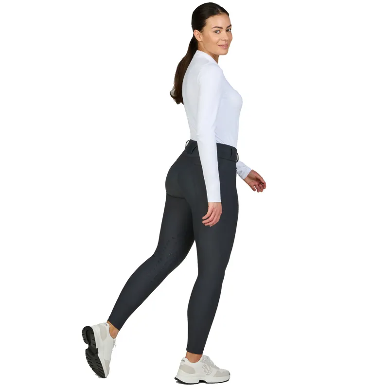 Pikeur Linn SD Knee Grip Ladies Breeches - Dark Shadow-2
