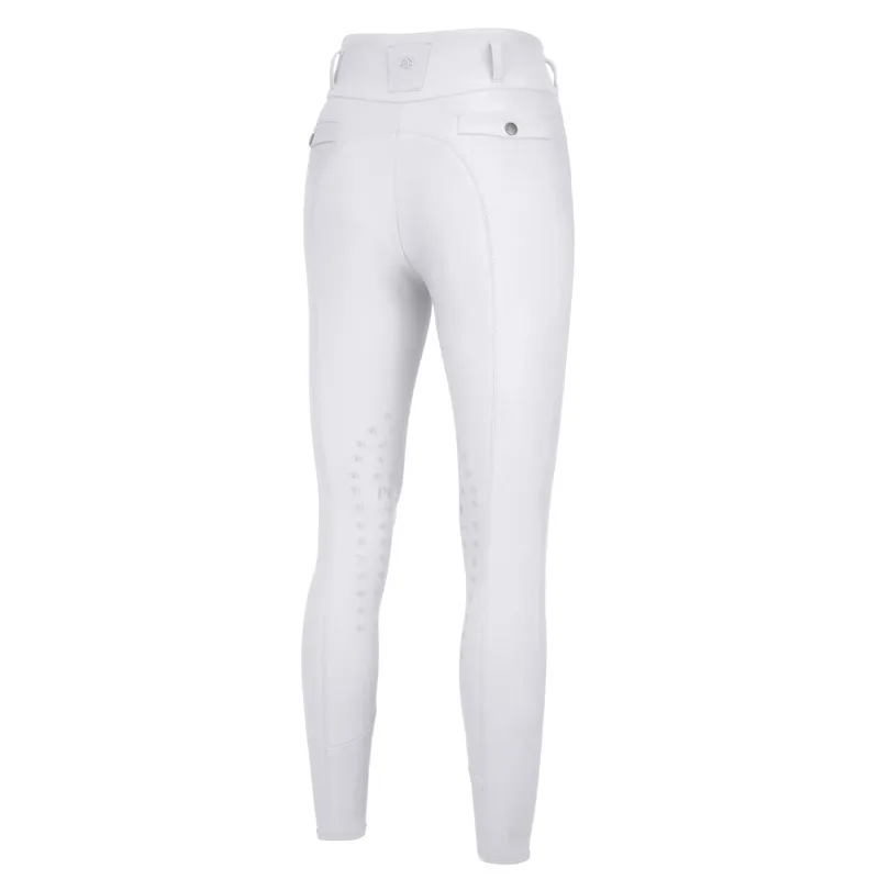 Pikeur Linn SD Knee Grip Ladies Competition Breeches - White-2