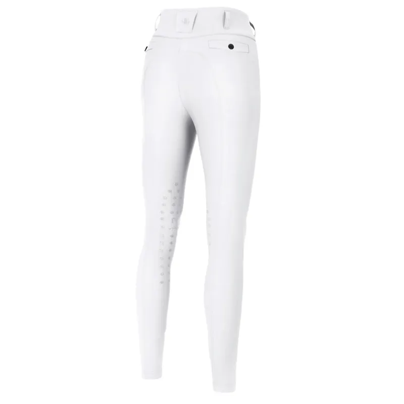 Pikeur Linn SD Knee Grip Ladies Competition Breeches - White-3