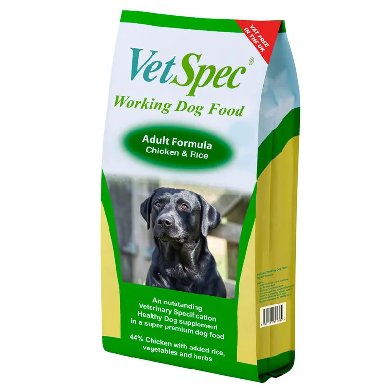 VetSpec Working Dog Formula Dry Dog Food - 15kg
