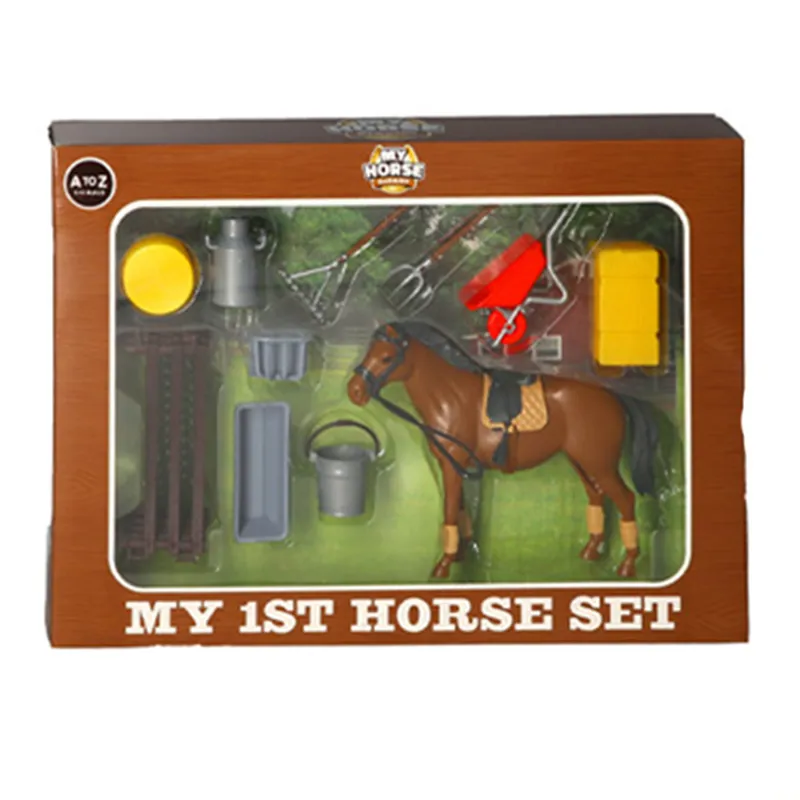 Platinum Horse Toy Set - Bay