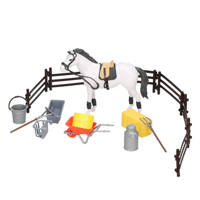 Platinum Horse Toy Set - Grey-1