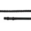STS English Leather Plaited Reins - Black