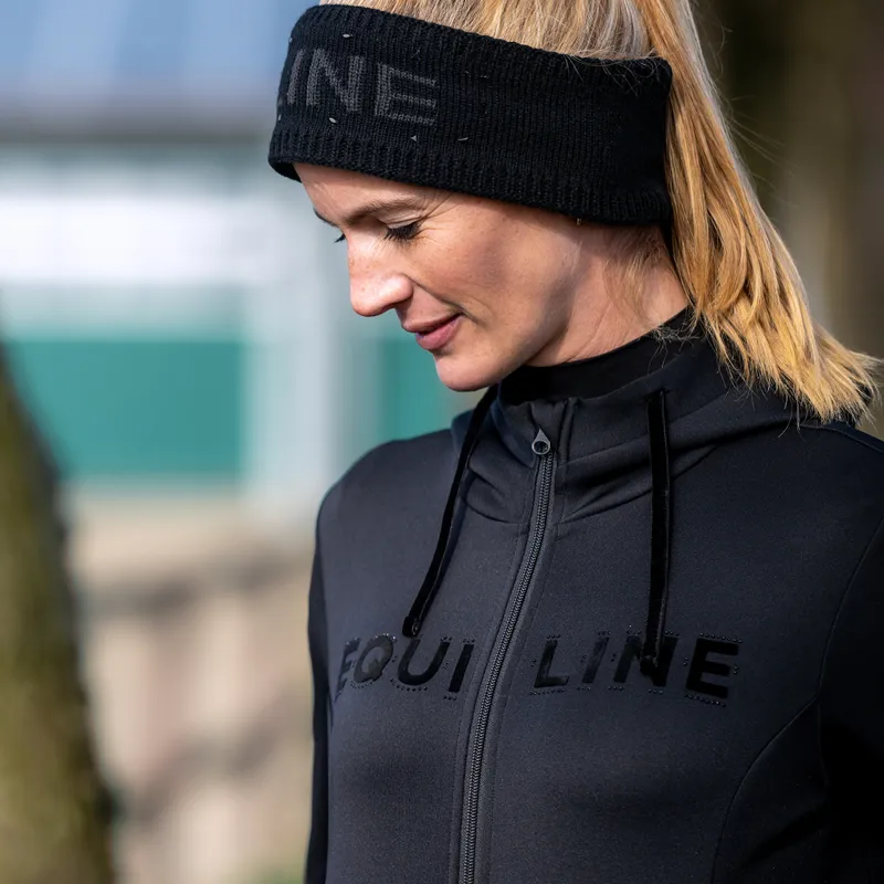 Equiline Gaiag Ladies Full Zip Hoodie - Black-4