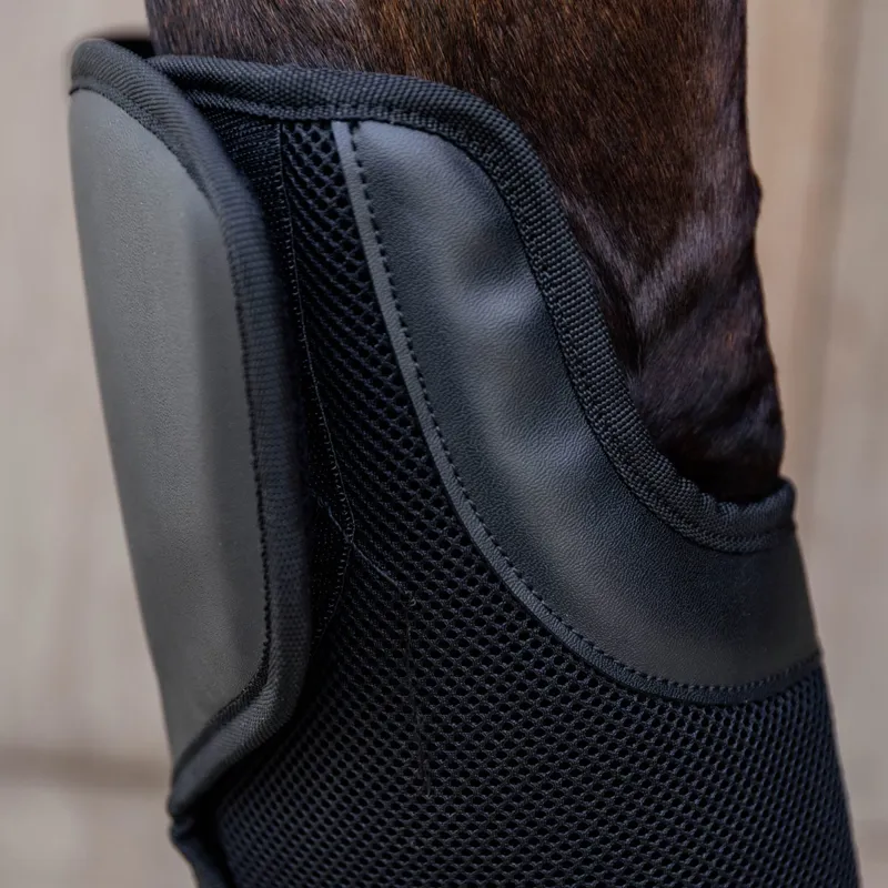 Kentucky 3D Spacer Travel Front Boots - Black-3