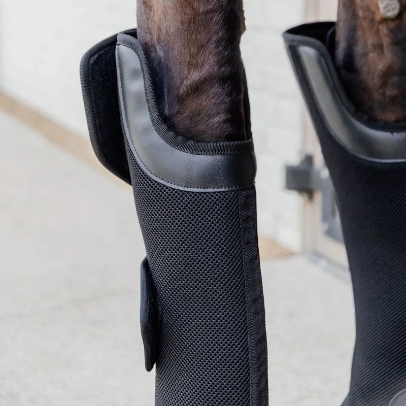 Kentucky 3D Spacer Travel Front Boots - Black-6