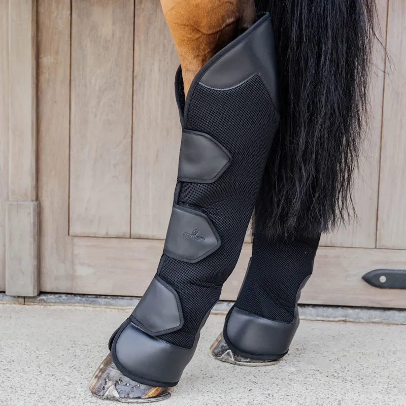 Kentucky 3D Spacer Travel Hind Boots - Black-6